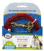 15' long - 1 count Four Paws Pet Select Walk-About Tie-Out Cable Medium Weight for Dogs up to 50 lbs