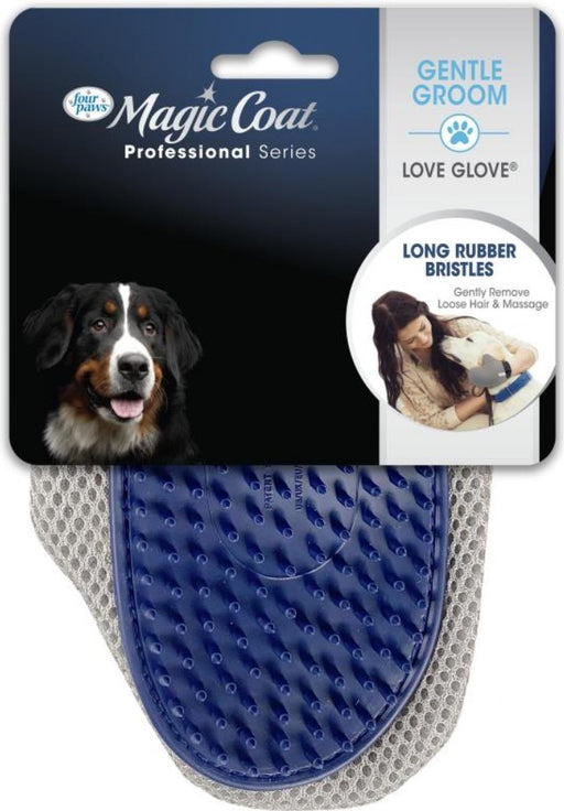 1 count Four Paws Magic Coat Professional Series Gentle Groom Love Glove