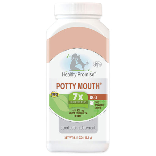 90 count Four Paws Healthy Promise Potty Mouth Supplement for Dogs