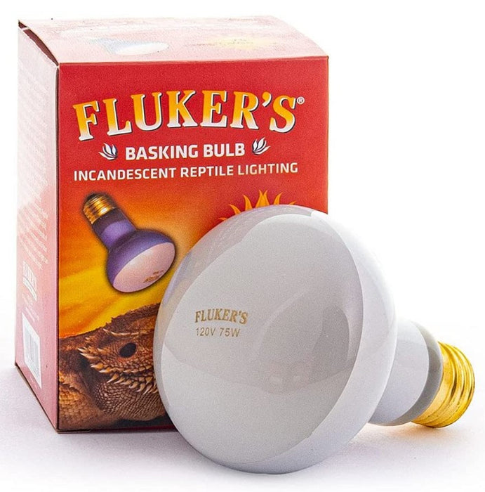 75 watt Flukers Basking Bulb Incandescent Reptile Light