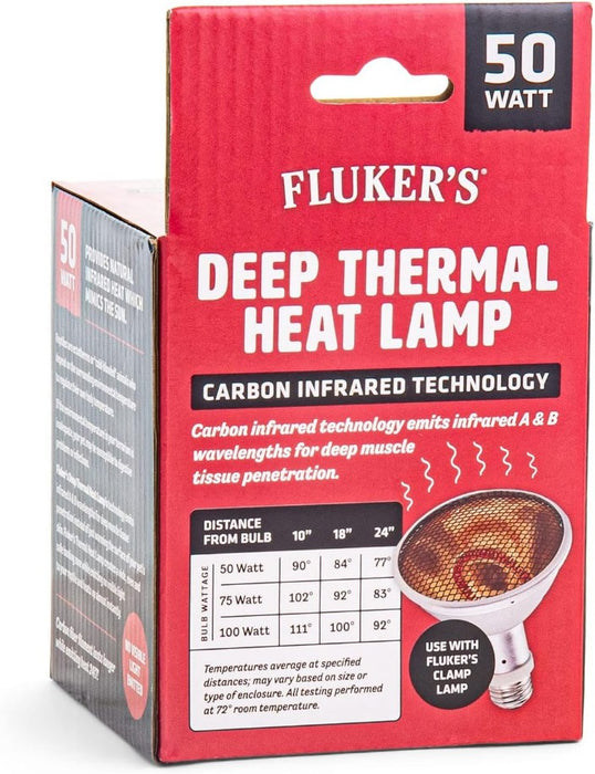 50 watt Flukers Deep Thermal Heat Lamp for Reptiles