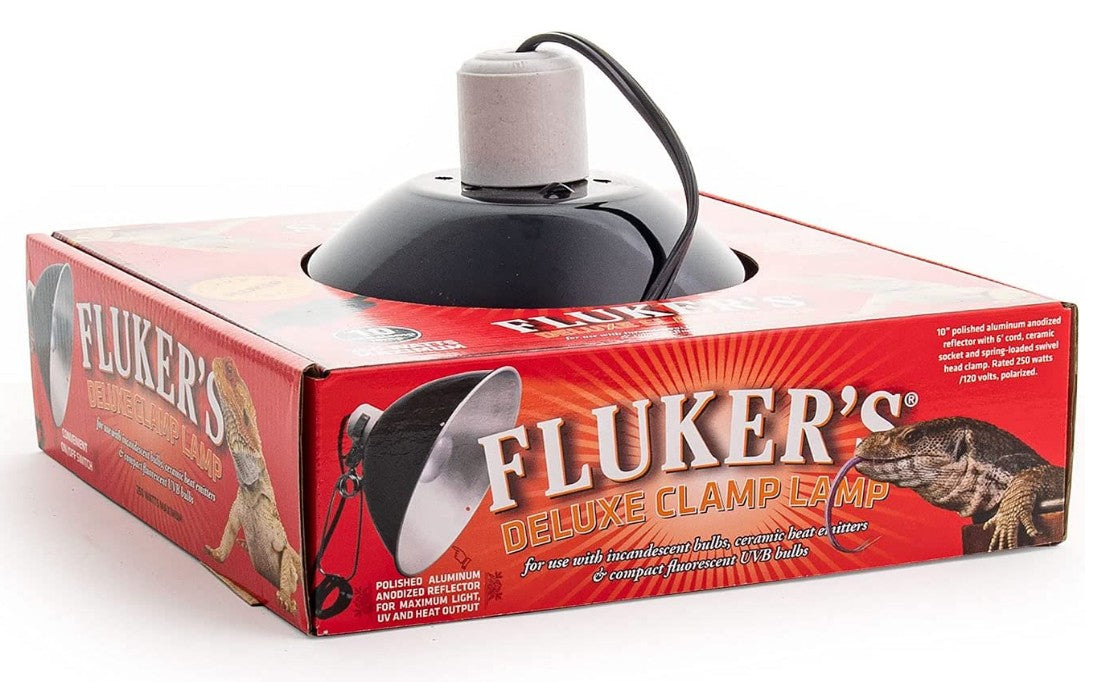 250 watt Flukers Clamp Lamp with Switch