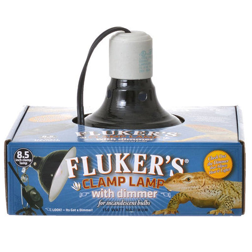 150 watt Flukers Clamp Lamp with Dimmer