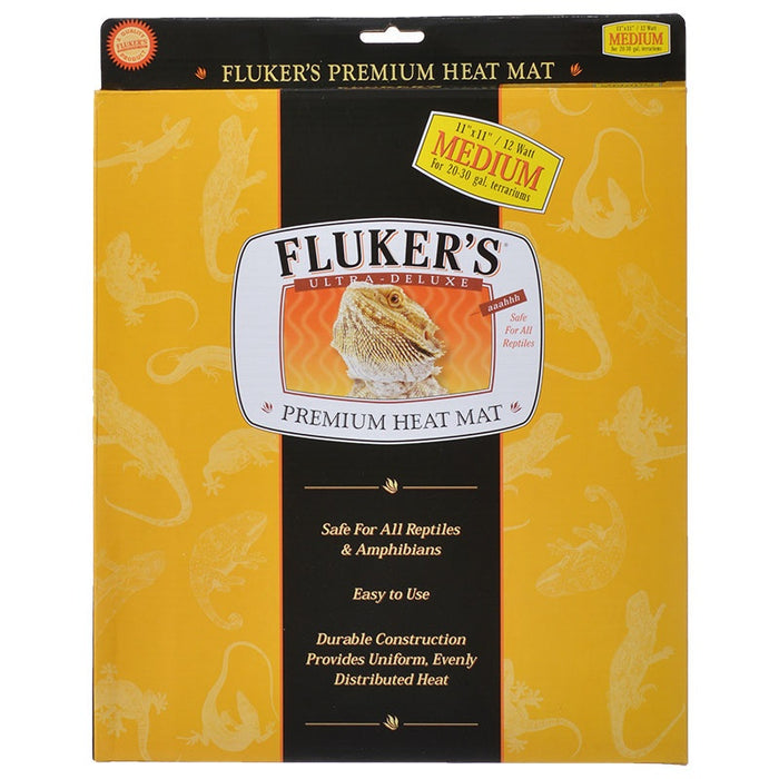 Medium - 1 count Flukers Premium Heat Mat for Reptiles and Amphibians