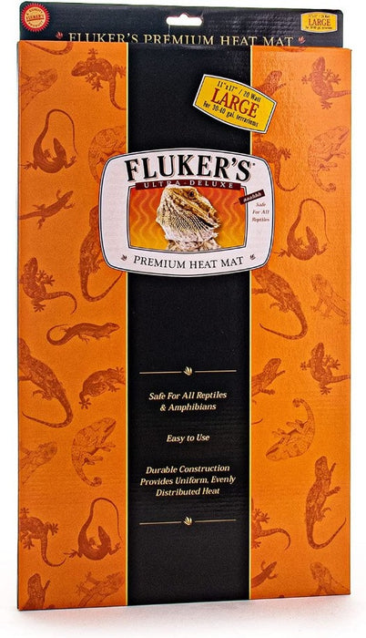 Large - 1 count Flukers Premium Heat Mat for Reptiles and Amphibians