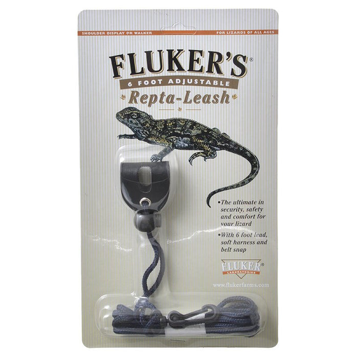 Small - 1 count Flukers Repta-Leash with Adjustable Lead