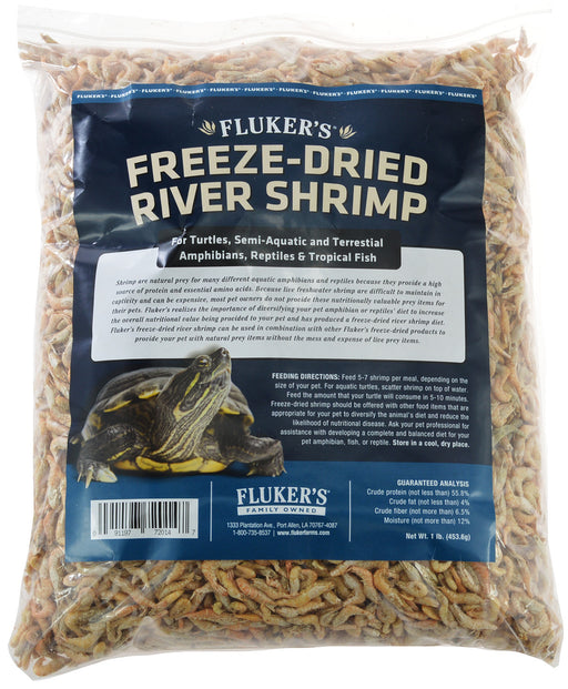 1 lb Flukers Freeze-Dried River Shrimp