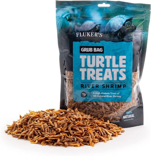 6 oz Flukers Grub Bag Turtle Treat River Shrimp