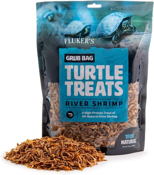 12 oz Flukers Grub Bag Turtle Treat River Shrimp