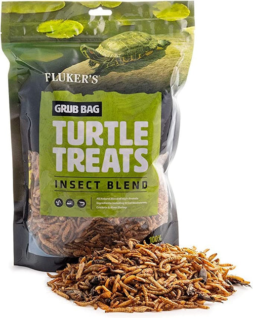 6 oz Flukers Grub Bag Turtle Treat Insect Blend