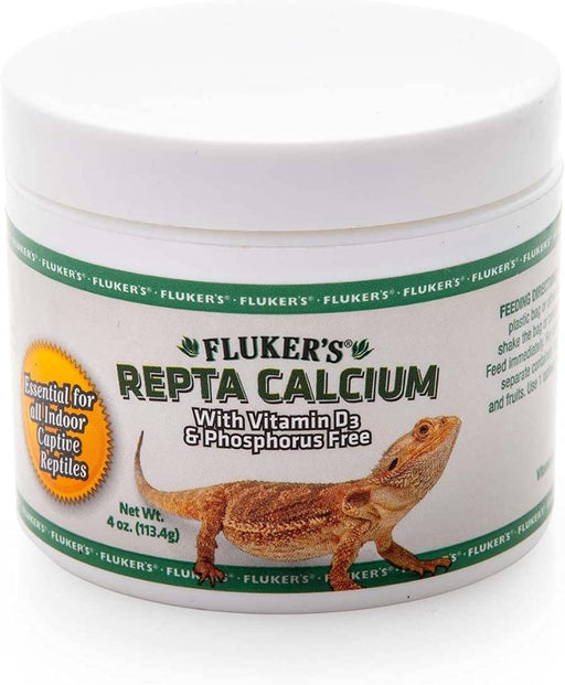 4 oz Flukers Calcium with D3 Reptile Supplement