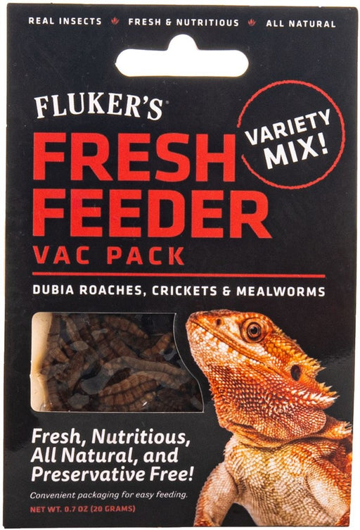 0.7 oz Flukers Variety Mix Fresh Feeder Vac Pack