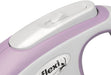 Small - 16' long Flexi Comfort Retractable Nylon Tape Dog Leash Pink