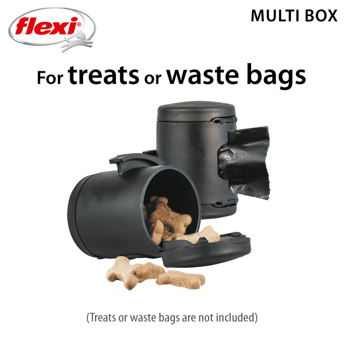1 count Flexi Multi Box Stores Treats or Standard Poop-Bag Rolls