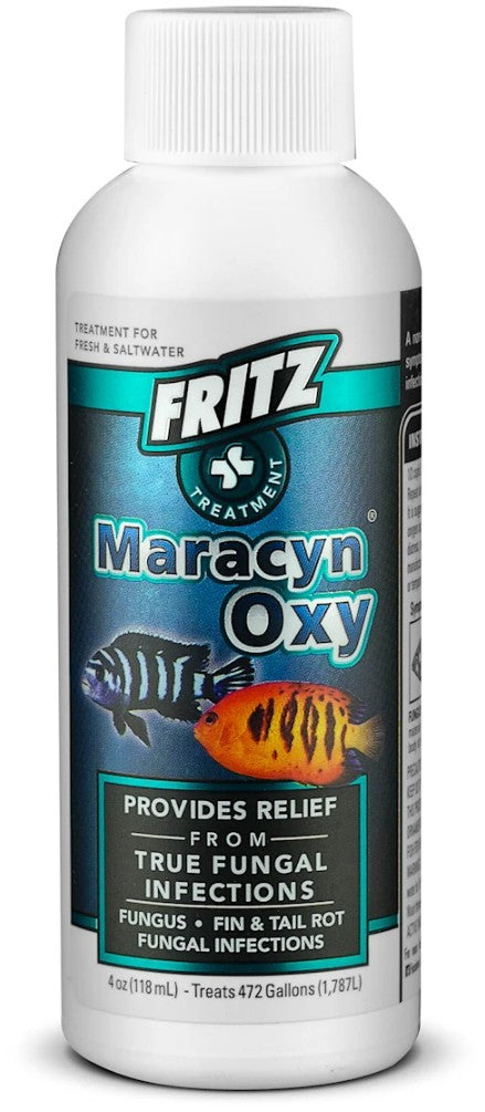 4 oz Fritz Aquatics Maracyn Oxy Fungal Treatment for Freshwater and Saltwater Aquariums