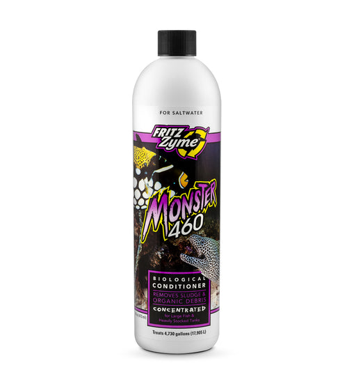 16 oz Fritz Aquatics Monster 460 Concentrated Biological Conditioner for Saltwater