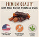 56 oz (2 x 28 oz) Cadet Gourmet Sweet Potato and Duck Wraps for Dogs