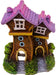 1 count Blue Ribbon Exotic Environments Fun House Purple Roof Village Ornament