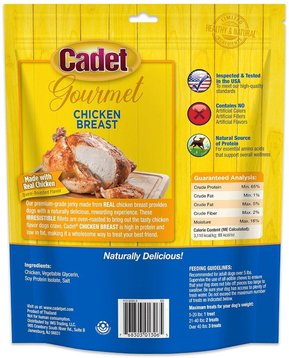 42 oz (3 x 14 oz) Cadet Gourmet Chicken Breast Treats for Dogs