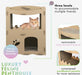 1 count Petique Sustainable Feline Penthouse