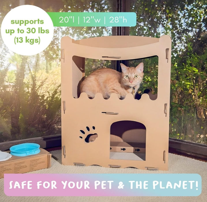 1 count Petique Sustainable Feline Penthouse