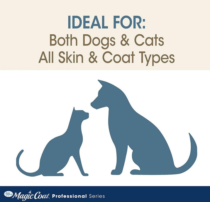 16 oz Magic Coat Professional Series Nourishing Oatmeal Whitening Dog Shampoo