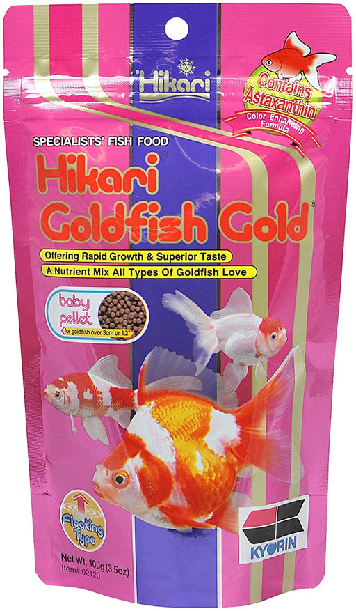 3.5 oz Hikari Goldfish Gold Floating Baby Pellet Food
