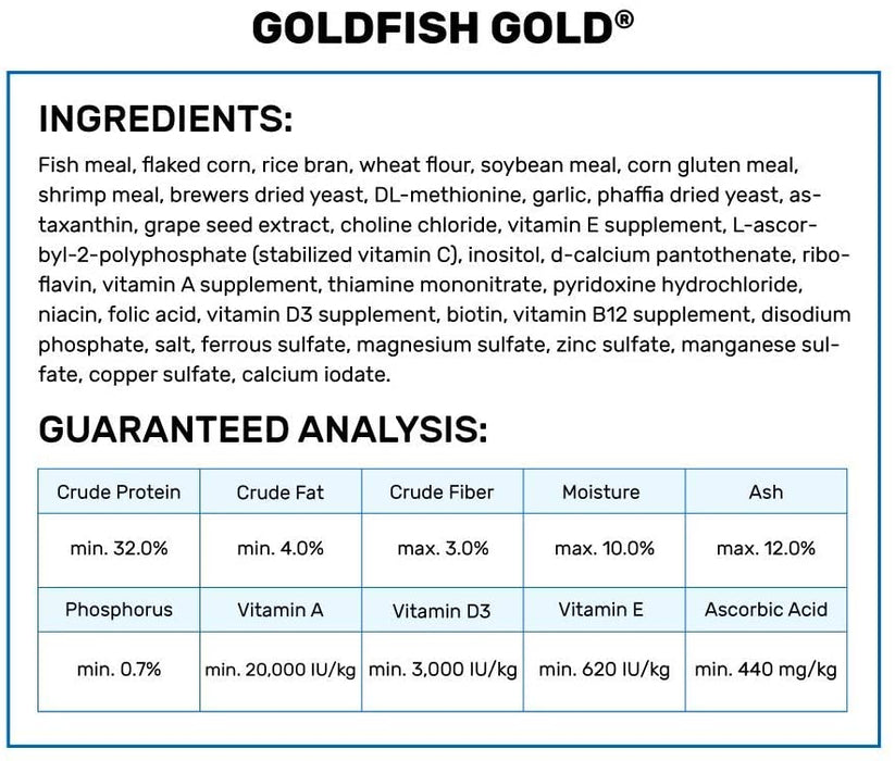 3.5 oz Hikari Goldfish Gold Floating Baby Pellet Food