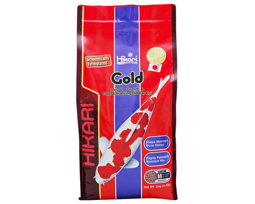 4.4 lb Hikari Gold Floating Medium Pellet Koi Food