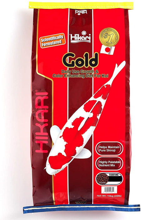 22 lb Hikari Gold Floating Large Pellet Koi Food