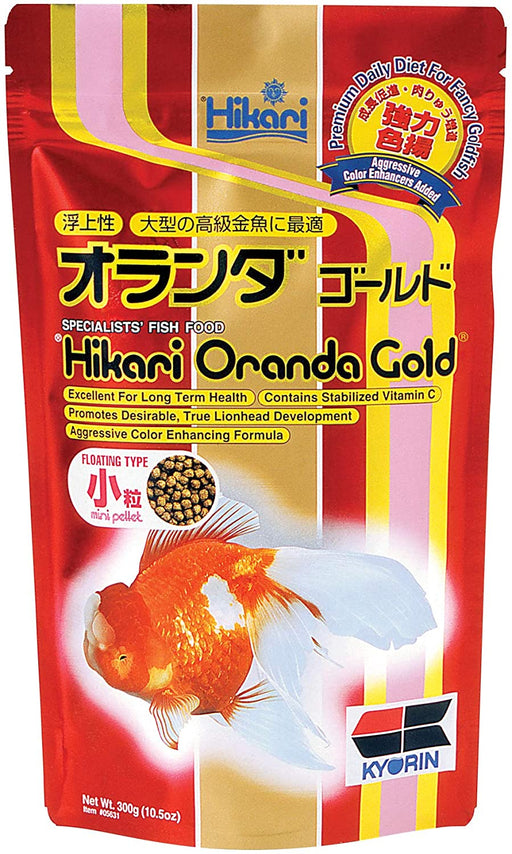 10.5 oz Hikari Oranda Gold Floating Mini Pellet Food