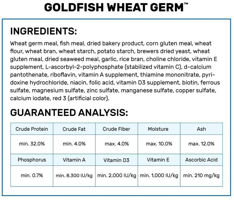 7 oz Hikari Goldfish Wheat Germ Mini Pellet