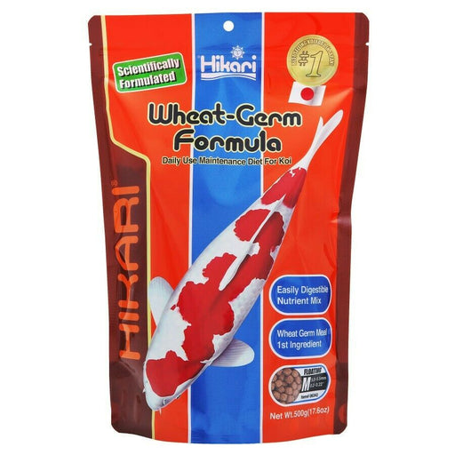 17.6 oz Hikari Wheat Germ Floating Medium Pellet Koi Food