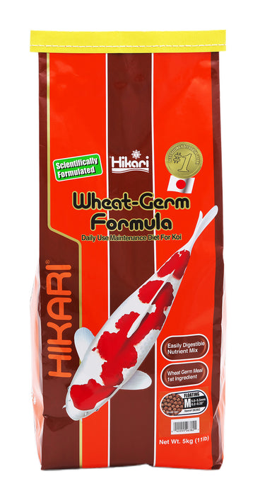 11 lb Hikari Wheat Germ Floating Medium Pellet Koi Food