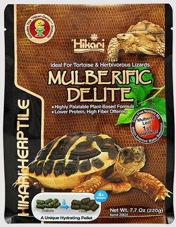 7.7 oz Hikari Herptile Mulberific Delite Tortoise Food
