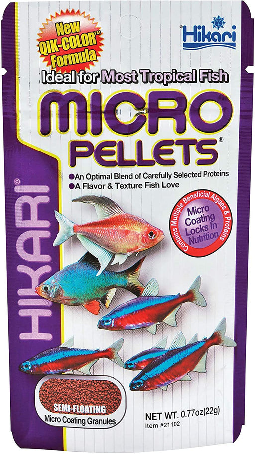 0.77 oz Hikari Micro Pellets Tropical Fish Food