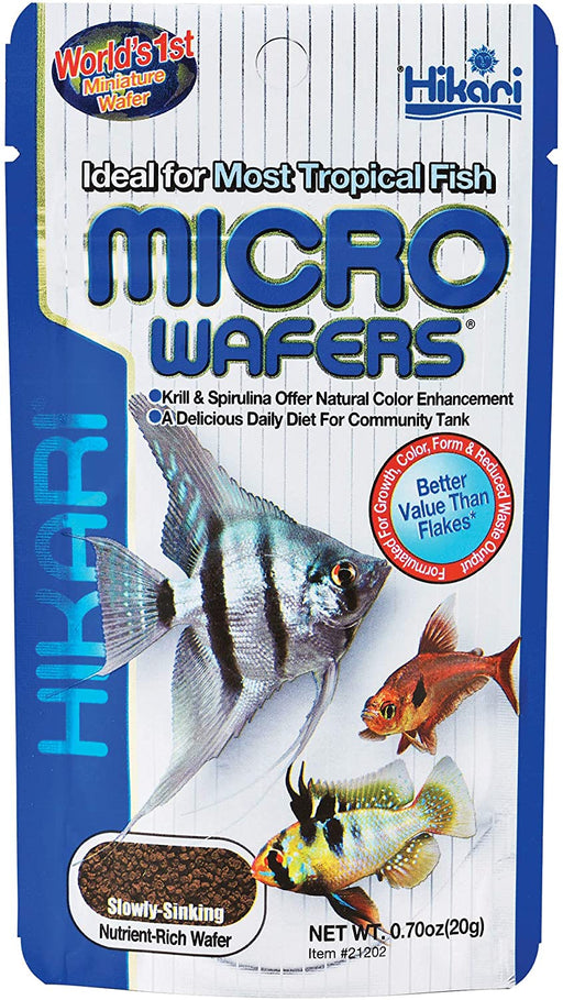 0.7 oz Hikari Micro Wafers Sinking Tropical Food