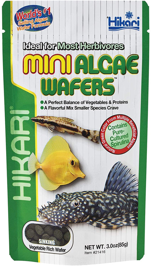 3 oz Hikari Mini Algae Wafers Sinking Herbivore Food