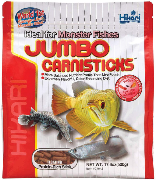 17.6 oz Hikari Jumbo Carnisticks Floating Stick Food