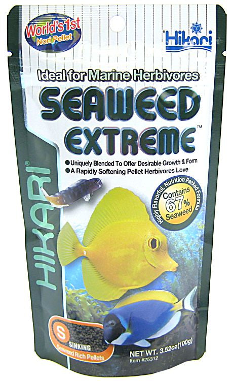 3.52 oz Hikari Seaweed Extreme Sinking Small Pellet Food