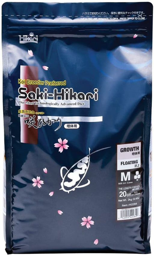 4.4 lb Hikari Saki-Hikari Growth Floating Medium Pellet Koi Food