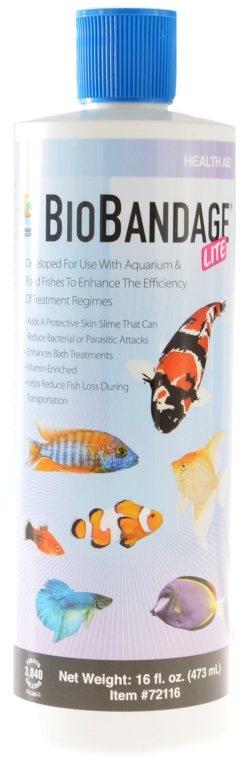 16 oz Hikari Bio Bandage Lite Adds Protective Skin Slime for Aquarium and Pond Fish
