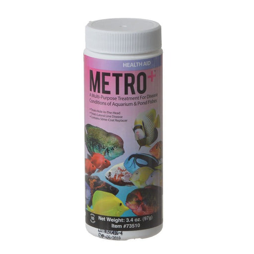 3.4 oz Aquarium Solutions Metro+ Multi Purpose Treatments for Disease Conditions of Aquarium and Pond Fishes