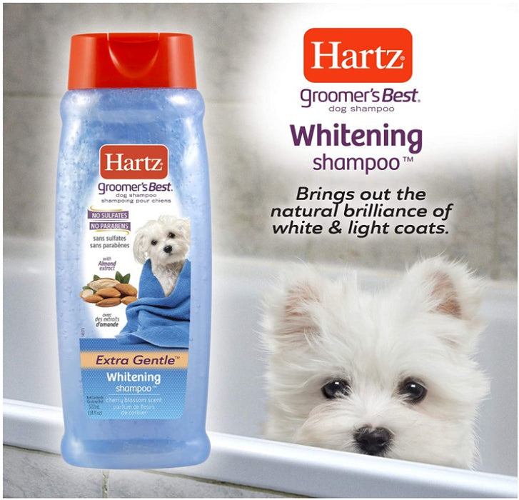 54 oz (3 x 18 oz) Hartz Groomer's Best Whitening Shampoo for Dogs