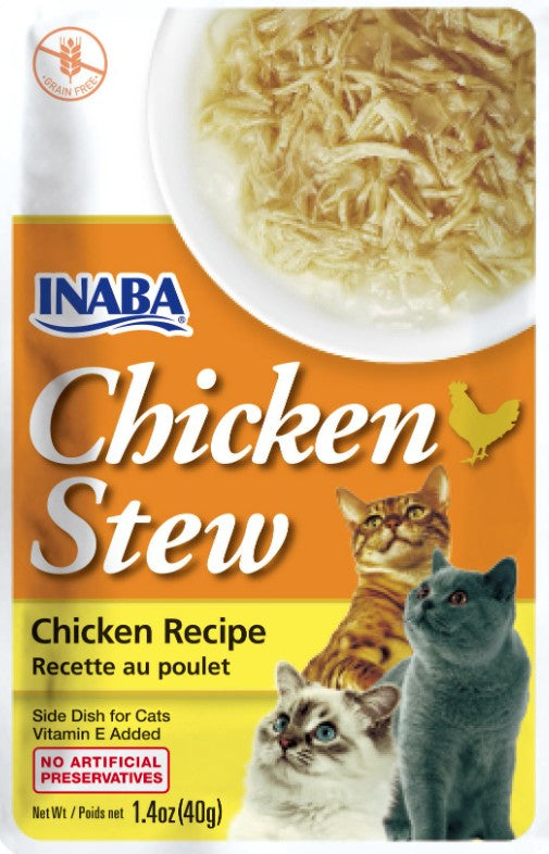 1.4 oz Inaba Chicken Stew Chicken Recipe Side Dish for Cats