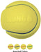 Large - 1 count KONG Squeezz Tennis Ball Assorted Colors