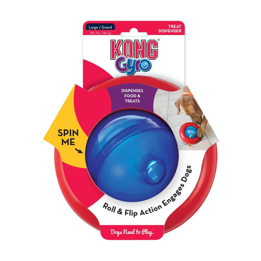 Large - 1 count KONG Gyro Dog Toy Assorted Colors