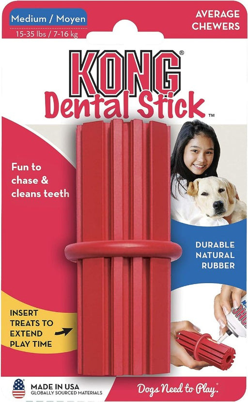 1 count KONG Dental Stick Chew Toy Medium