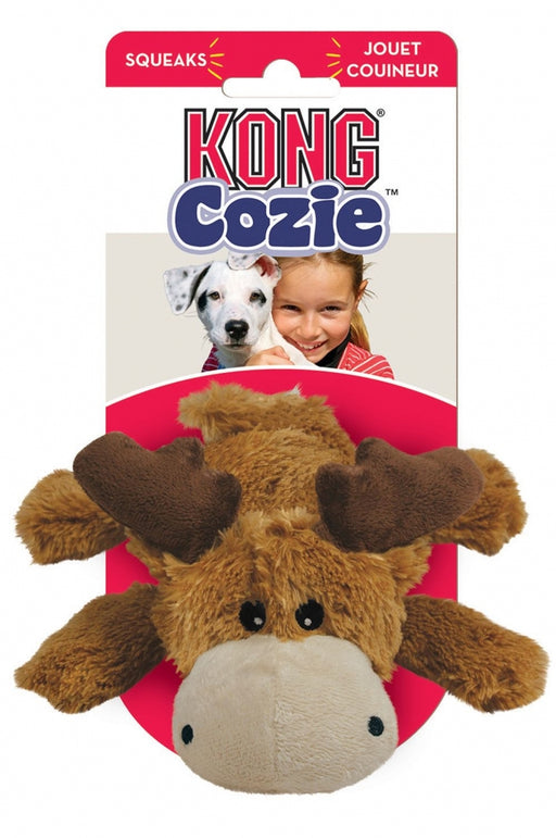 Medium - 1 count KONG Cozie Marvin the Moose Dog Toy