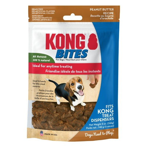 5 oz KONG Bites Peanut Butter Flavor Treats for Dogs